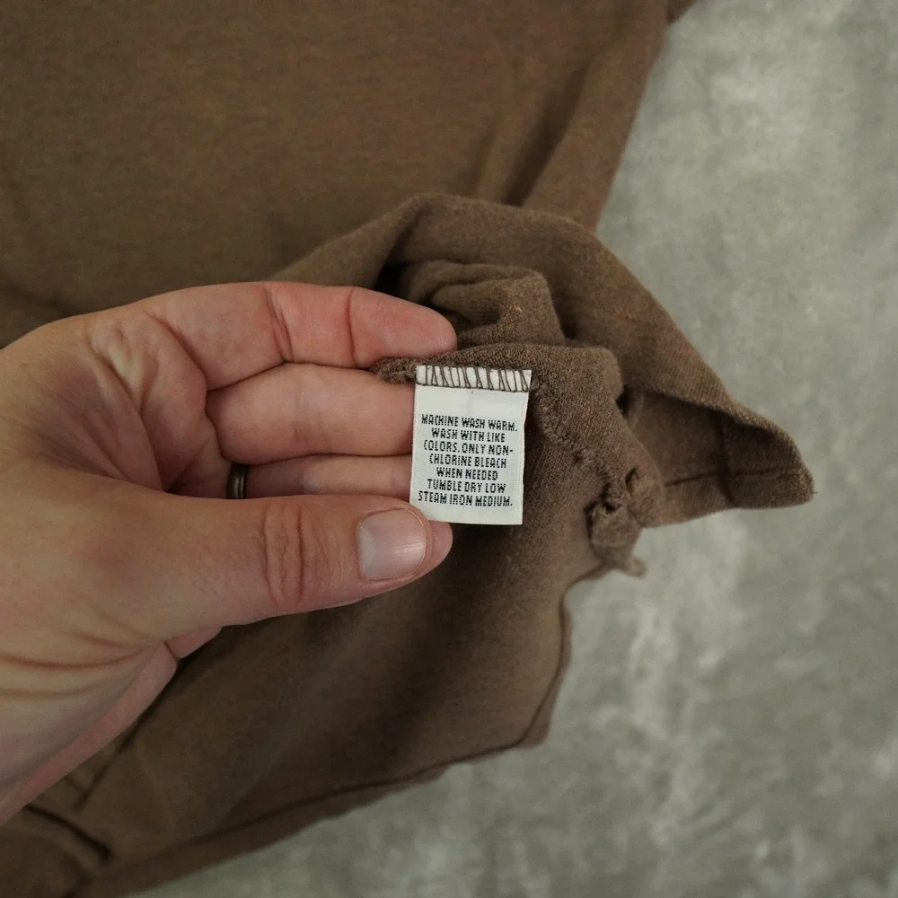 Polo Ralph Lauren Vintage Polo Shirt Men's Large Brown Preppy Classic